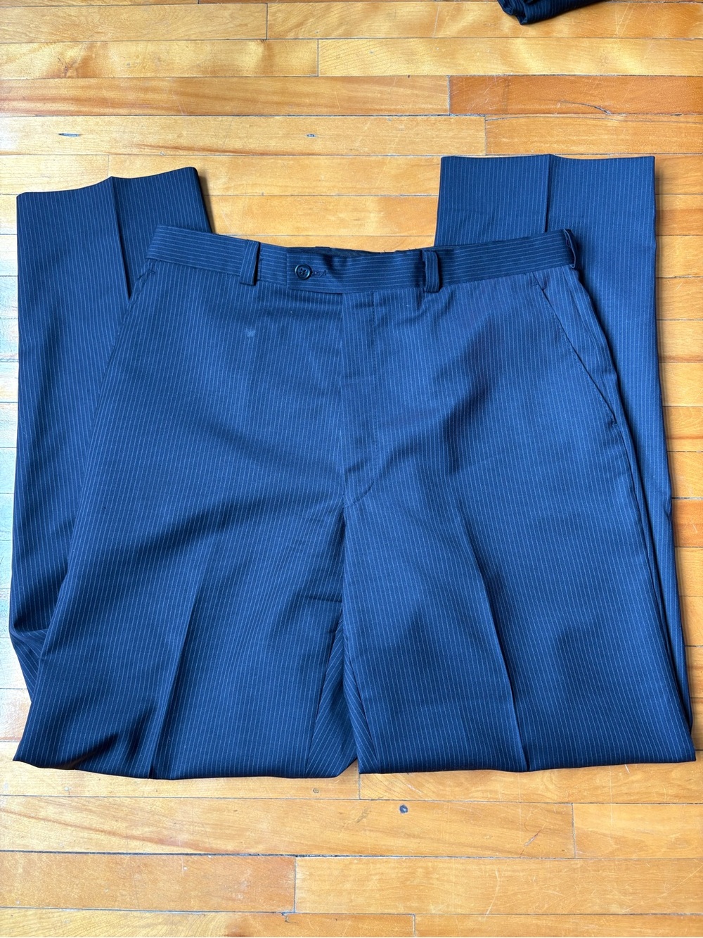 Calvin Klein Navy Pinstripe Men’s Dress Pants